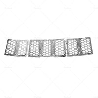 Front Grill Mesh Grille Insert Cover Kit Suitable For Jeep Grand Cherokee 14-16