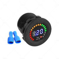 Battery Volt Meter Monitor LED Digital DC 12V Car Boat Voltage Marine Gauge