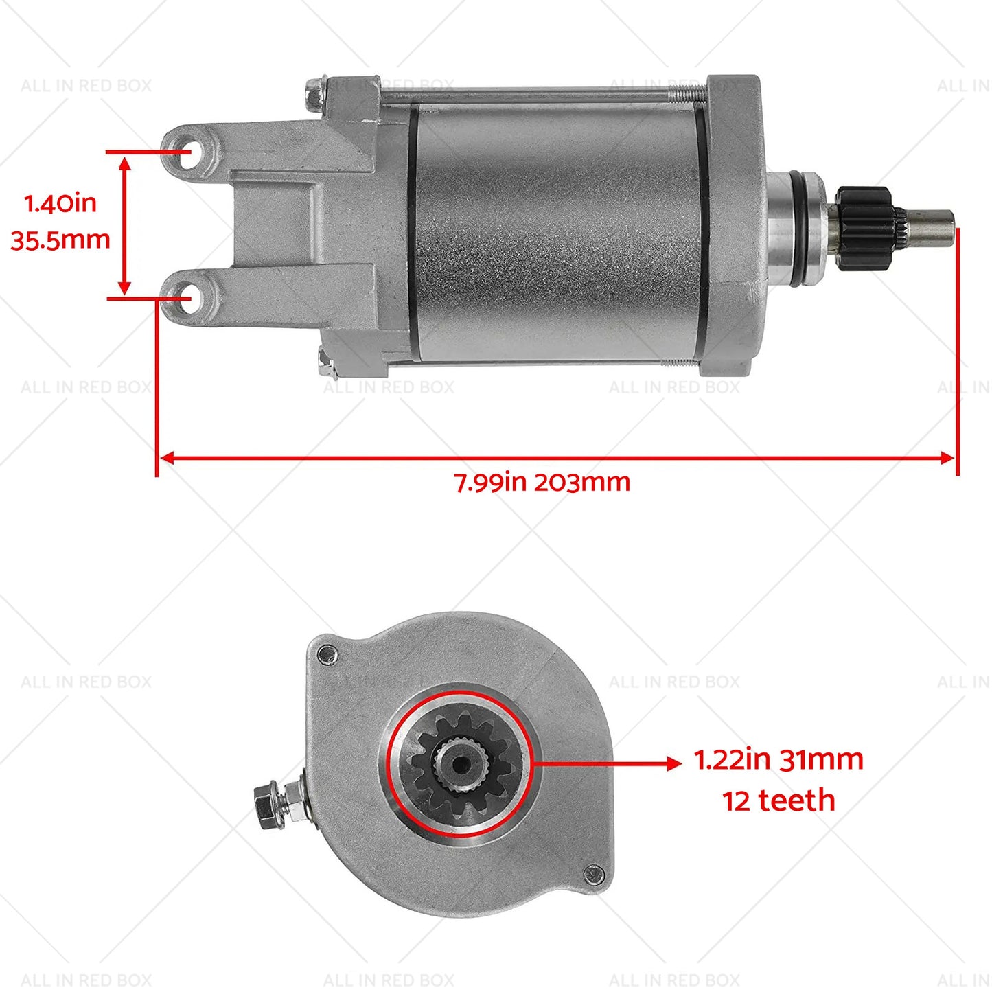 Starter Motor Suitable For Yamaha XT500E 90-94 XT 500 600 EZ 88-95 XT400E XTZ750