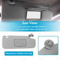 Sun Visor Driver Right Side Suitable For Holden Barina TM 2011-2018 95327507