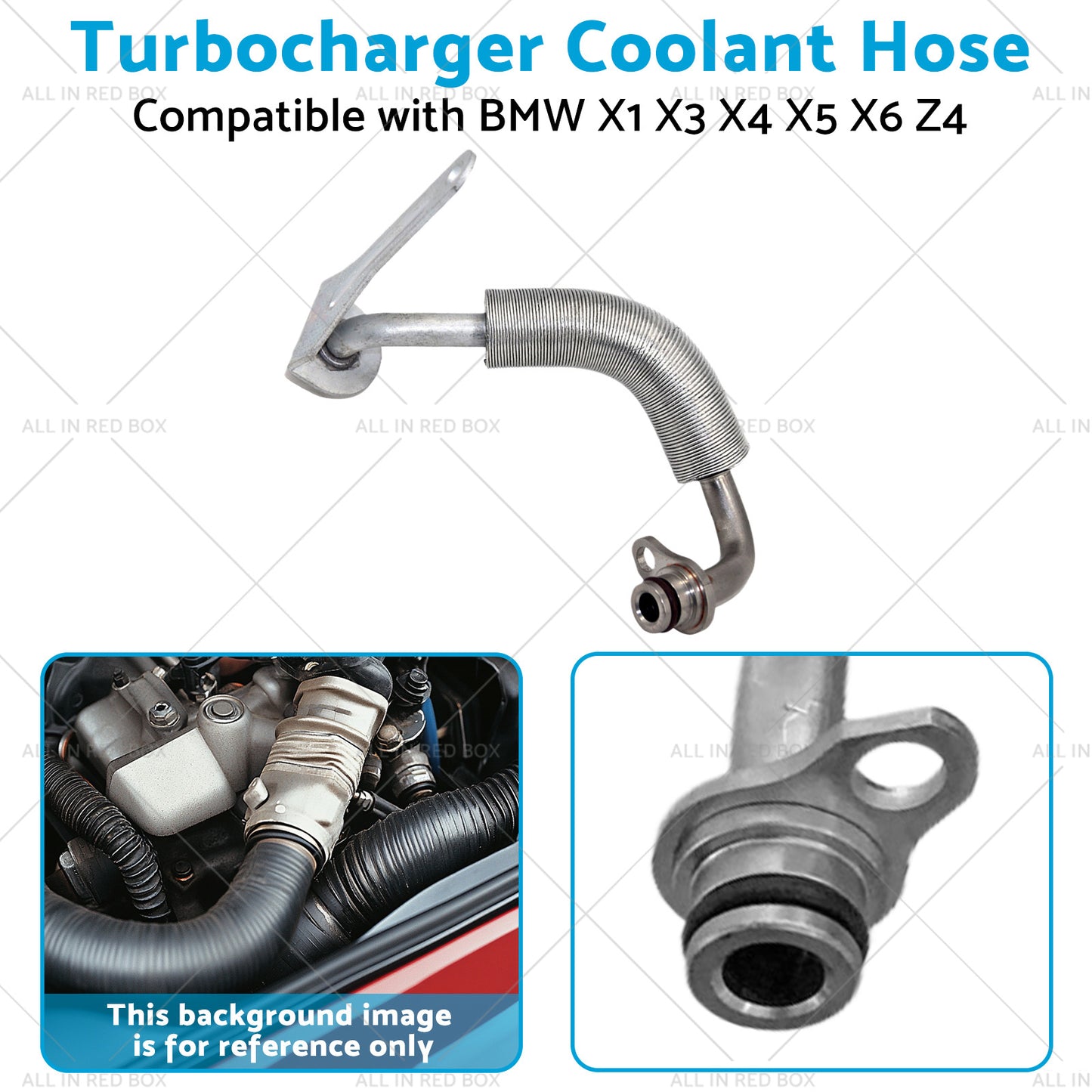 Turbocharger Coolant Hose Suitable for BMW X1 X3 X4 X5 X6 Z4 11538663516 667-552