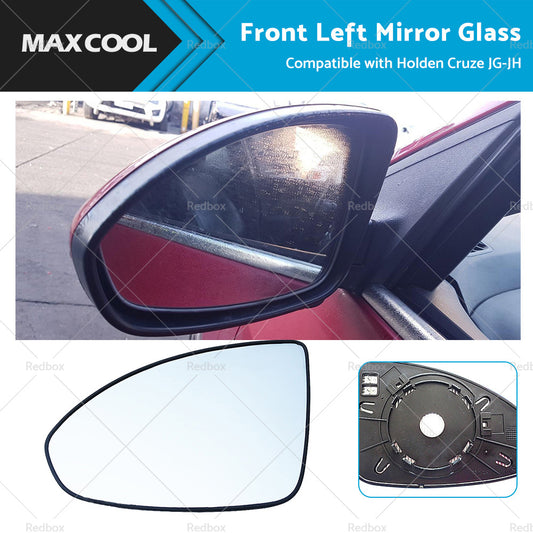 Suitable for Holden Cruze JG-JH 03 or 09-01 or 17 Left Mirror Glass Heated Convex base