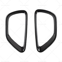 2x Front Fog Light Fog Lamp Frame Covers Suitable for 14-16 Jeep Grand Cherokee