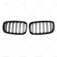 2pc Front Grill Grille Gloss Black Suitable for BMW E70 X5 E71 X6 2007-2013