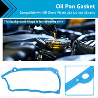 Oil Pan Gasket Blue Pre Early Suitable for SB Chevy V8 327 350 265 283 383 400