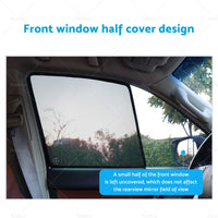 6x Foldable  Window Mesh Sun Shade Suitable For Toyota Prado 120 2003-2009