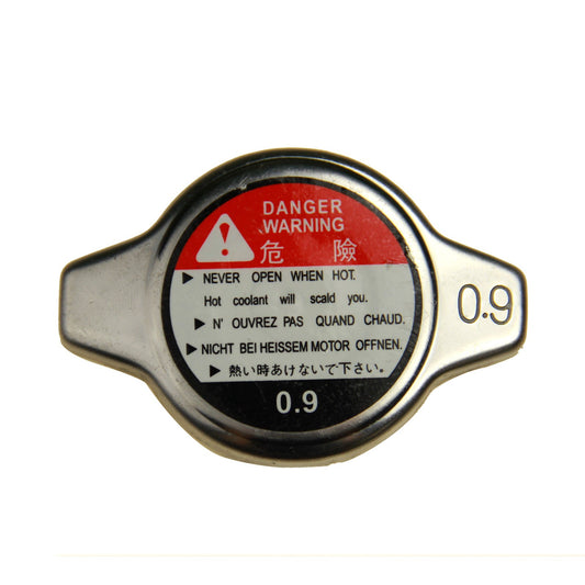 Car Coolant System Rubber Seal Pressure Radiator Cap Cover 0.9 Kgf/cm² Universal