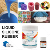 SH25 Liquid Silicone Rubber Mould Making Kit 100 3 Mix - 1Kg 2Kg 5Kg 10Kg Blue