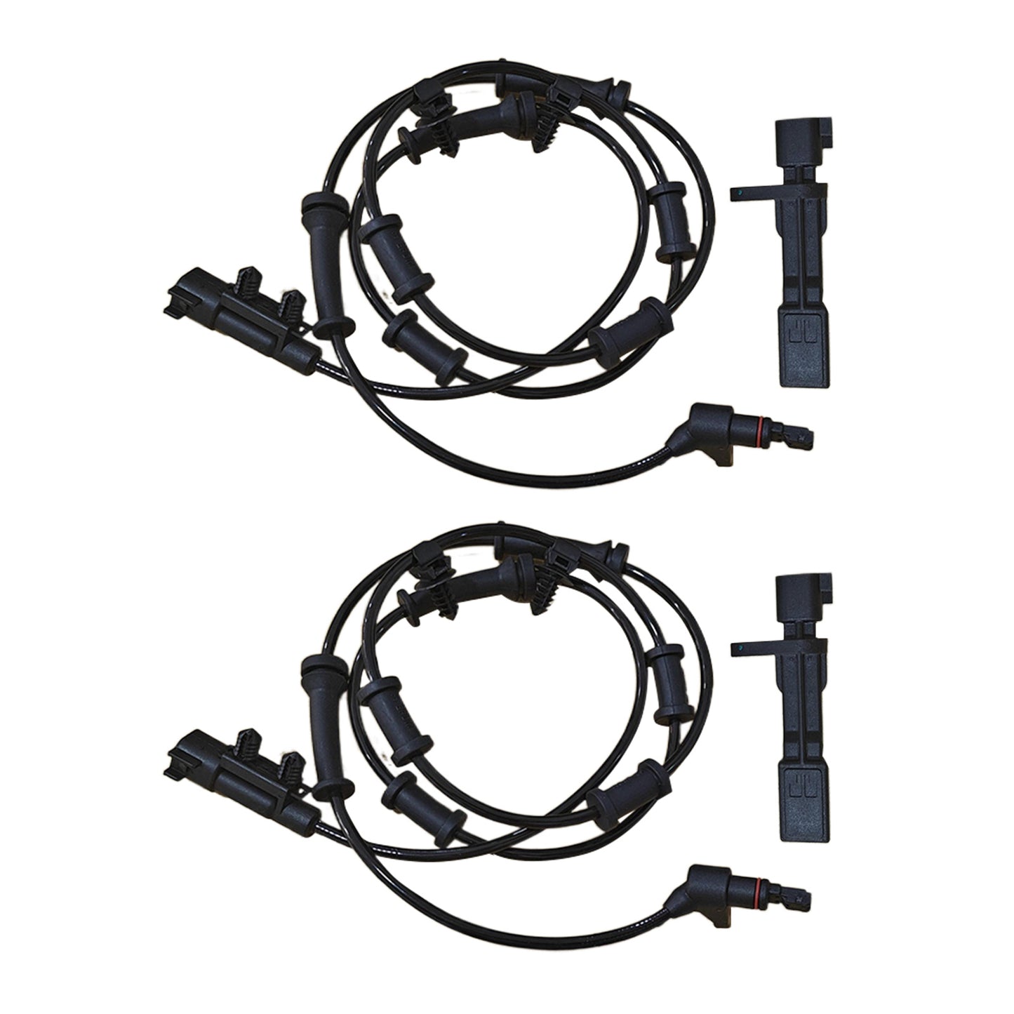 2x Front & Rear LH & RH ABS Wheel Speed Sensors Suitable For Jeep Wrangler JK 2007-2017
