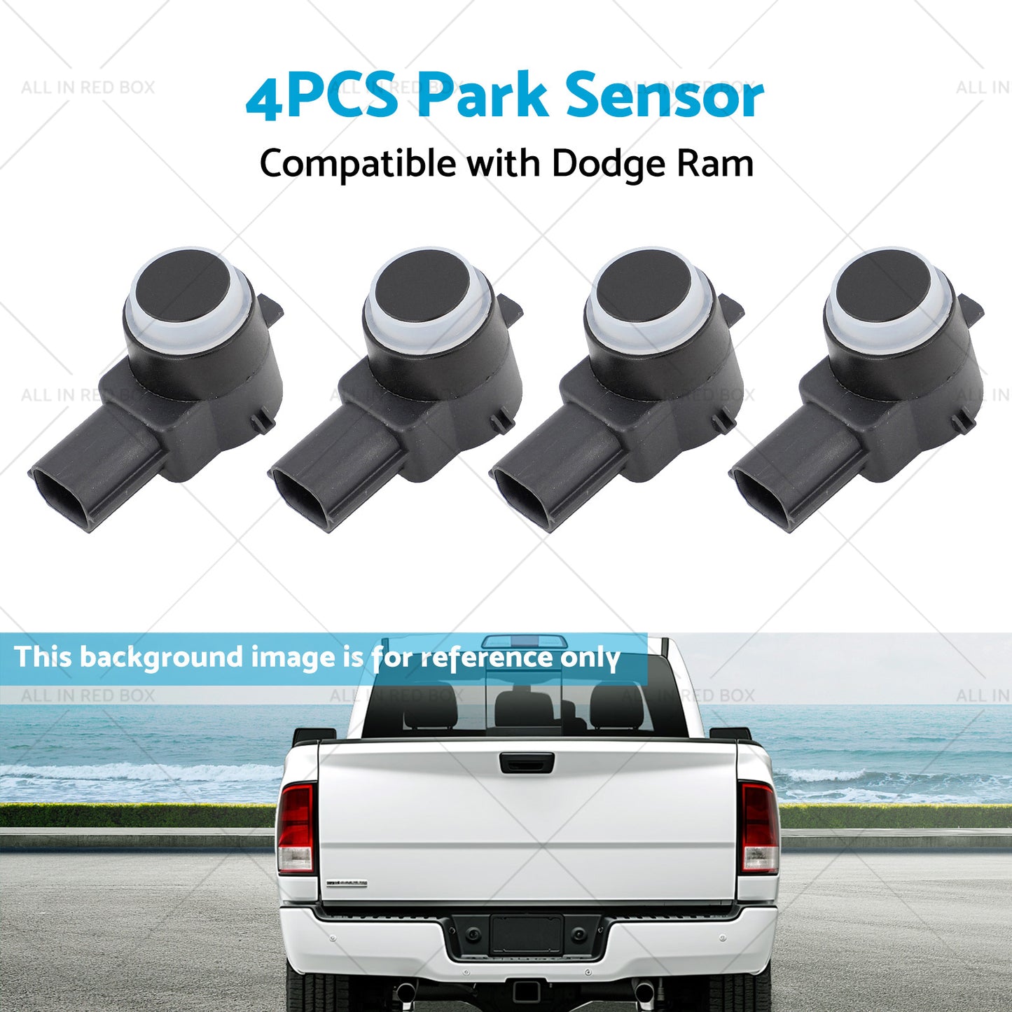 4x Park Sensor Suitablefor 09-18 Dodge Ram Chrysler 300 Dodge Journey 1EW63TZZAA