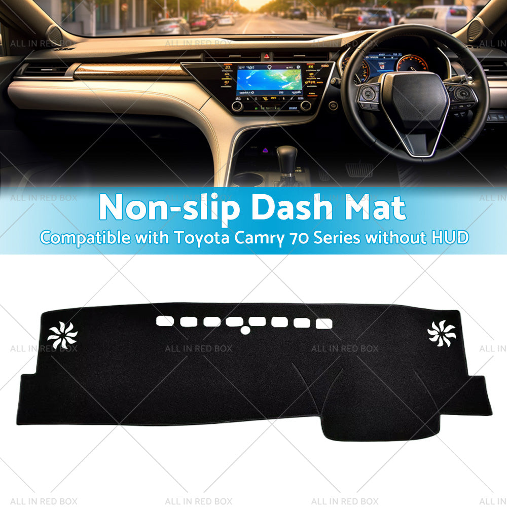 Non-Slip Dash Mat Suitable For Toyota Camry 70 Series XV70 Without HUD 2018-2023