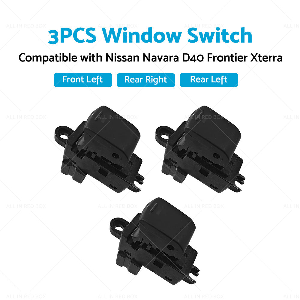 Suitable for Nissan Navara D40 Frontier Xterra VQ40 3PCS Electric Window Switch