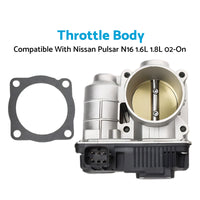 Throttle Body Suitable For Nissan Pulsar N16 Sedan Hatch 1.6L 1.8L 2002-On