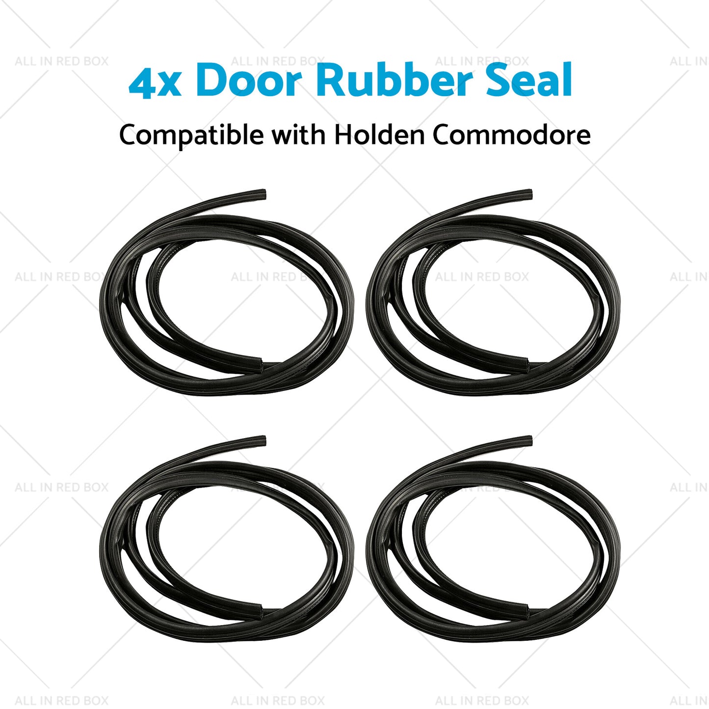 Front or Rear Door Rubber Seal Rubber Suitable for Holden Commodore VN VP VR VS 4x