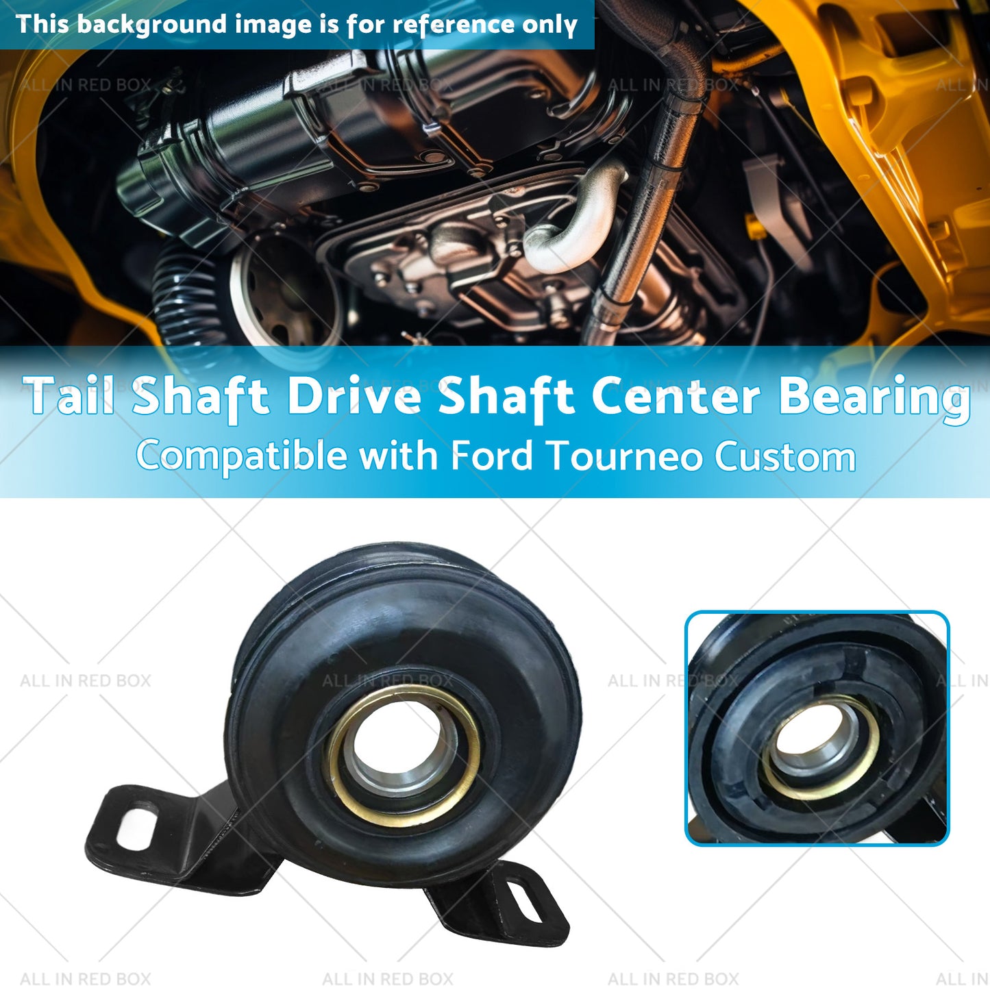 Tail Shaft Drive Shaft Center Bearing Suitable for 91-17 Ford Tourneo Custom 2.2