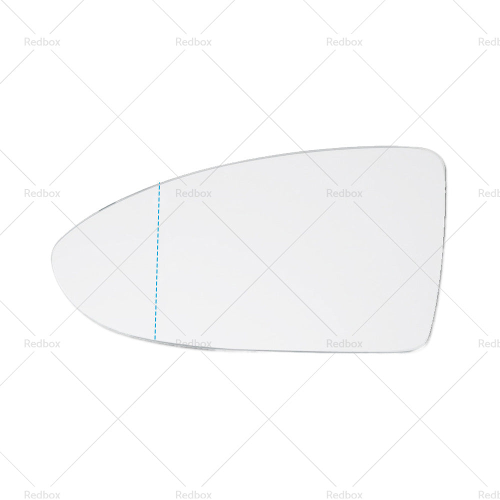 Left Mirror Glass Convex with Heated Plate Suitable for VW GOLF MK7 MK7.5 13-18