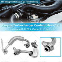 Engine Turbocharger Coolant Hose Set Suitable for BMW 1-5 Series X1 X3 X4 X5 X6