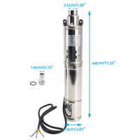 {{ 3in Deep Well Solar Bore Pump 72V 1.2KW Submersible MPPT Screw Type 180M }} - Buy Car Parts Online at {{ Kaka Auto Parts }}.