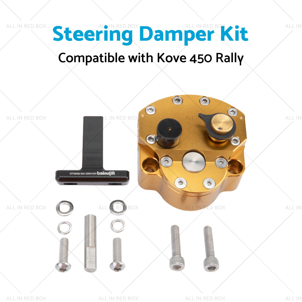 Adjustable Steering Damper Stabilizer Safety Kit Suitable for Kove 450 Rally