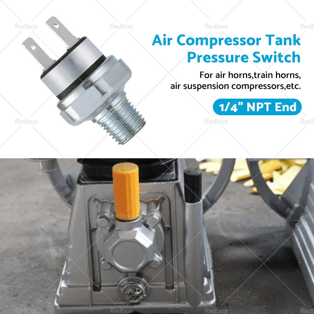 1 4inch NPT End Air Compressor Pressure Tank Control Switch Off Valve 90-120PSI