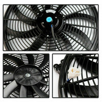 12V 120W Universal 16 Inch Electric Radiator Cooling Thermo Fan + Mounting kits