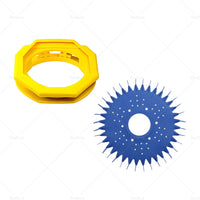 Suitable for Zodiac Baracuda Pool Cleaner Disc  and  Foot Pack Skirt or Mat or Seal