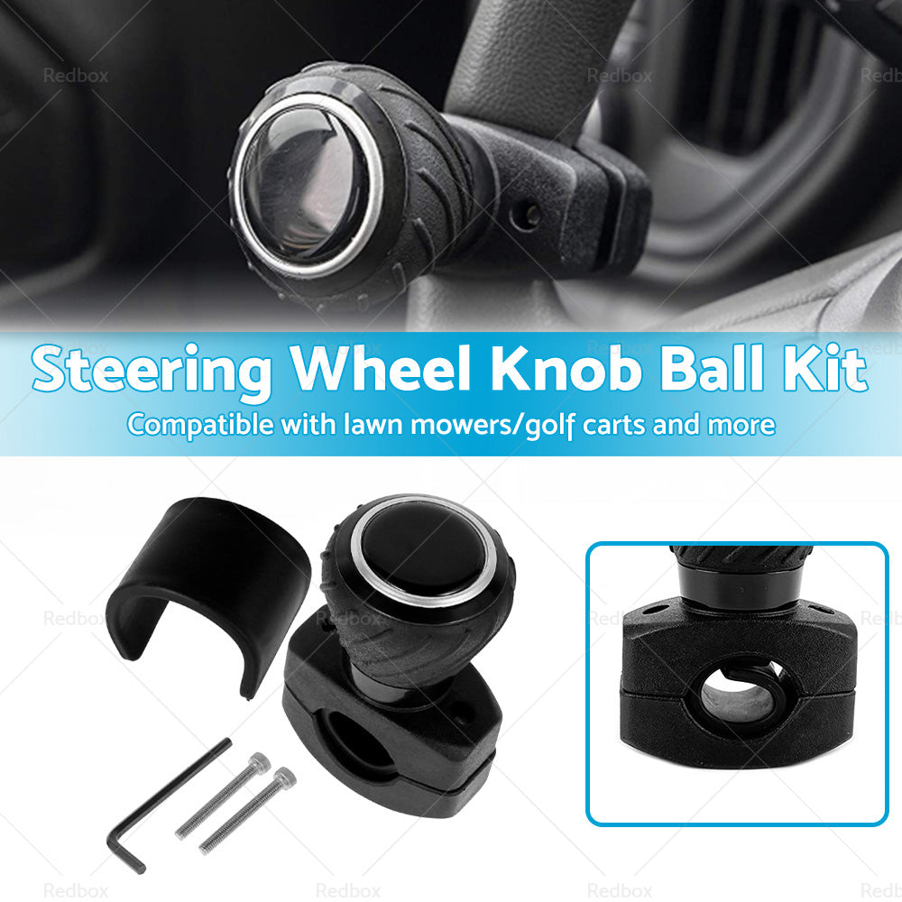 Steering Turning Tractor Forklift Aid Car Wheel Spinner Knob Ball Truck Lorry