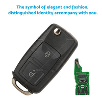 434 MHZ Fully Functional Remote Key Fob Suitable for VW Volkswagen Amarok Transporter