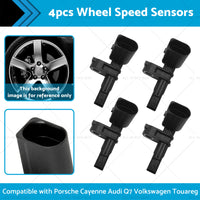 4x Wheel Speed Sensor Suitablefor Audi Q7 4LB Porsche Cayenne 92A VW Touareg 7P5