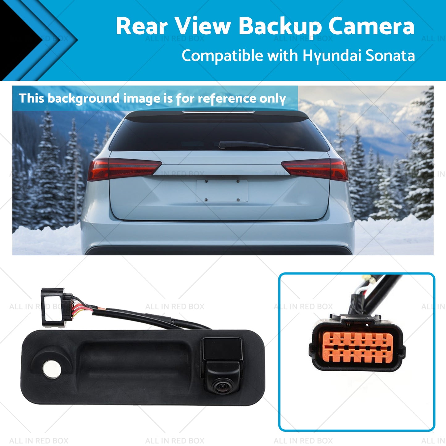 Rear View Backup Camera Suitable for 15-17 Hyundai Sonata 95760-E6201