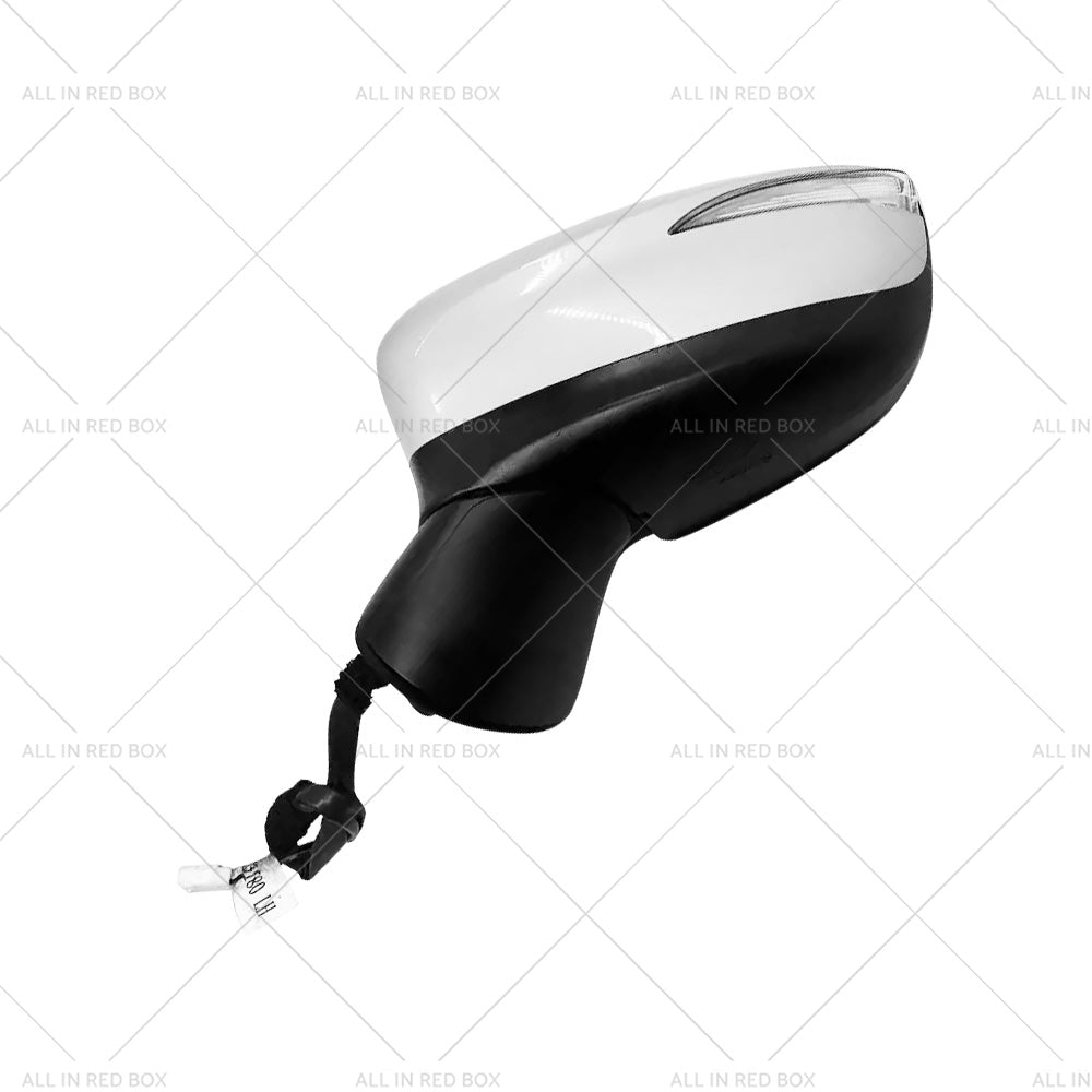 LH Door Wing Mirror Suitable for Mazda CX-5 2015-2016 No BlindSpot 8 Wires White