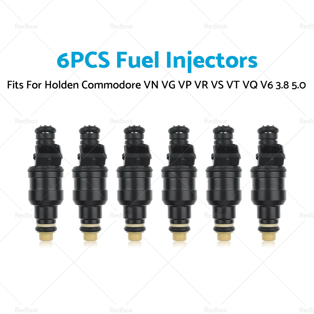 6pcs Fuel Injectors Fits For Holden COMMODORE Statesman Camira Astra LD 87-99