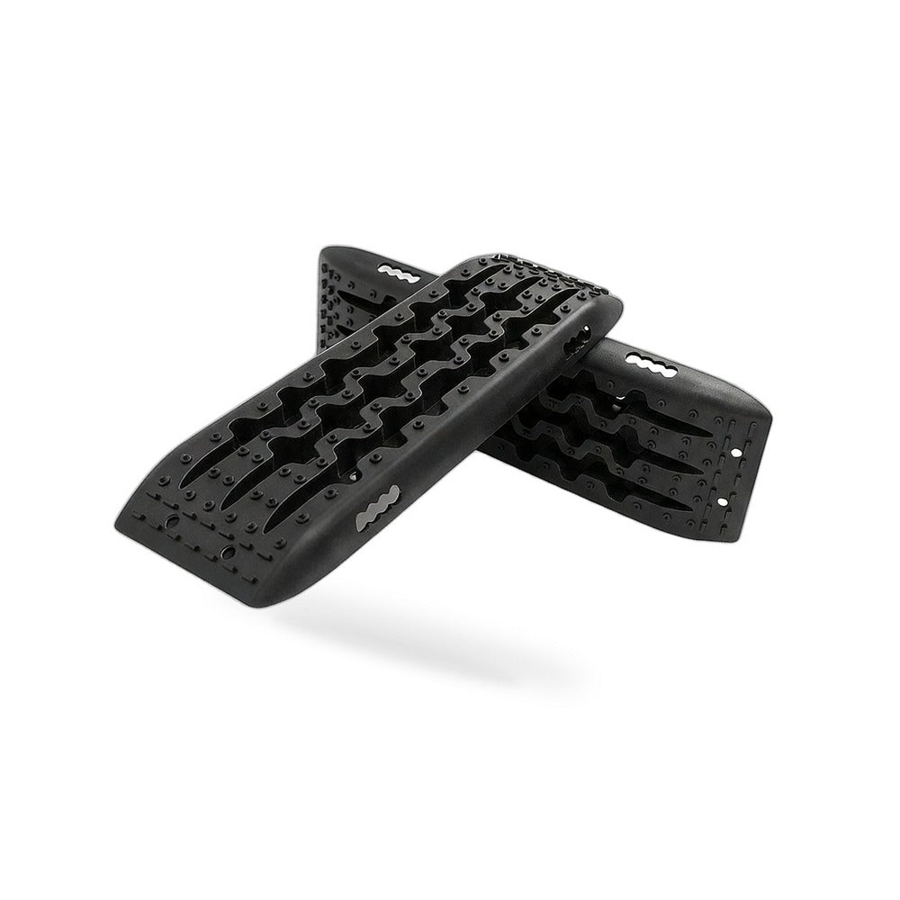 Black Recovery Tracks Sand Track 10T Vehicle Sand Snow Mud Trax for 4WD SUV - BD1
