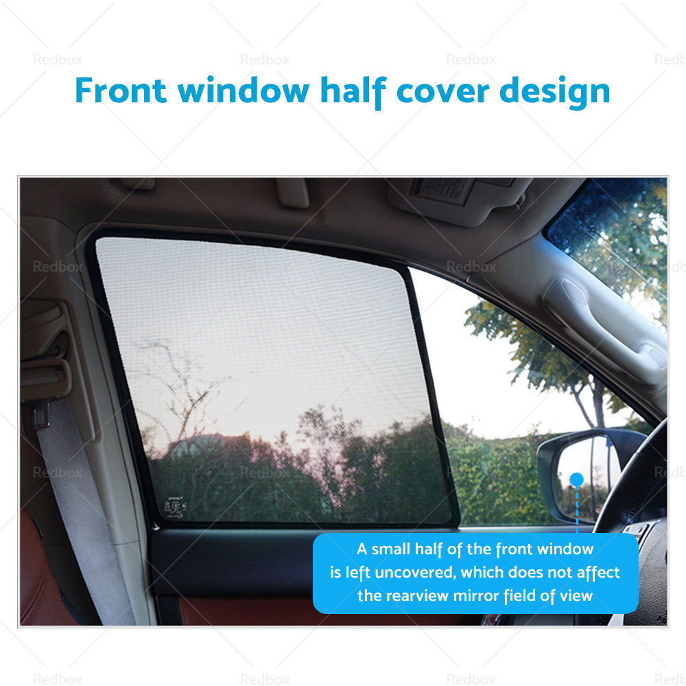 6x Foldable Window Mesh Sun Shade Suitable For Landcruiser 100 105 1998-2007