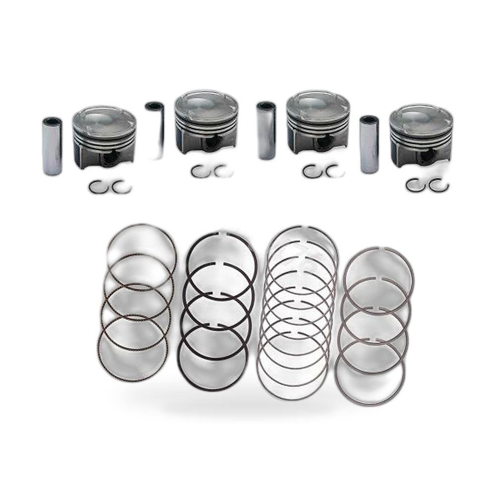 US New 4 x +0.50mm Piston & Ring Kits Fit For 2016-2021 Hyundai Kia 1.6L TURBO - ZT2