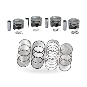 compare product US New 4 x +0.50mm Piston & Ring Kits Fit For 2016-2021 Hyundai Kia 1.6L TURBO