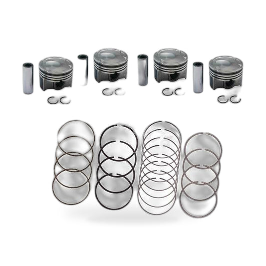 US New 4 x +0.50mm Piston & Ring Kits Fit For 2016-2021 Hyundai Kia 1.6L TURBO - ZT2