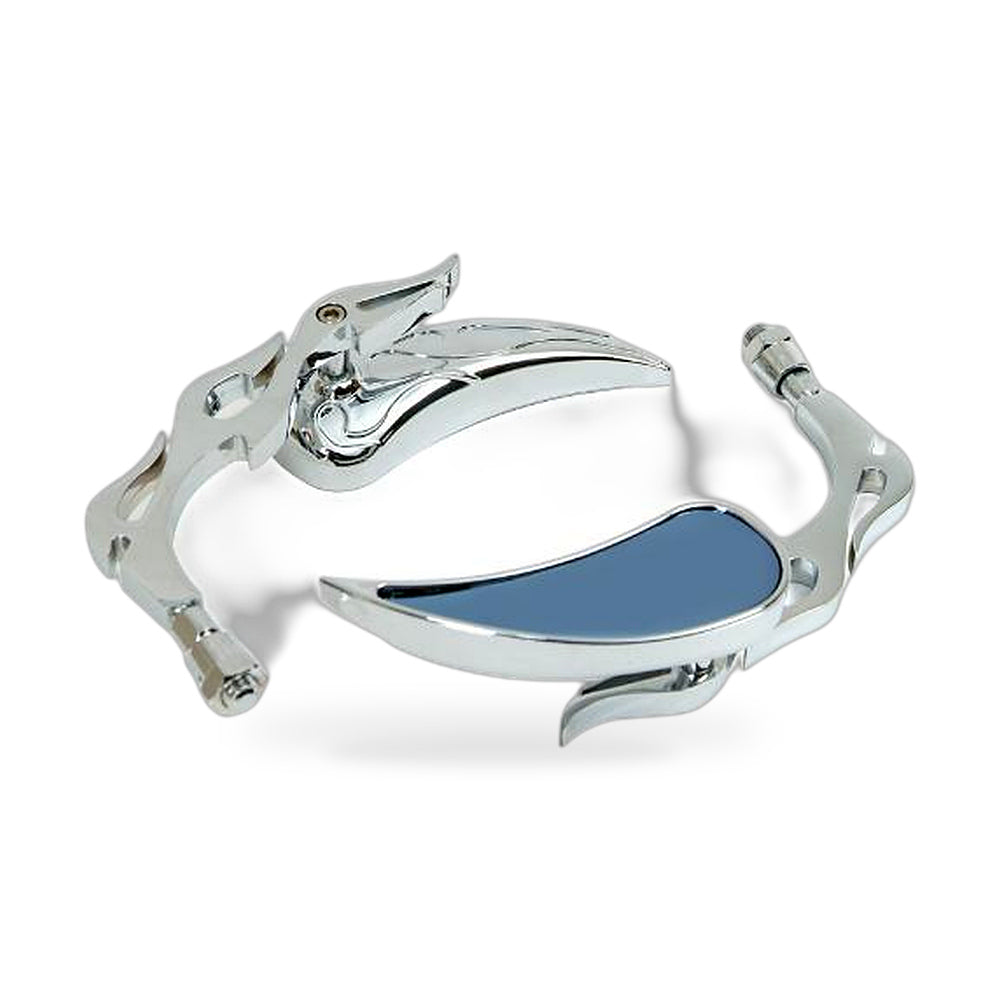 Motorcycle Rearview Mirrors Suitable for Harley Davidson Cross Bones