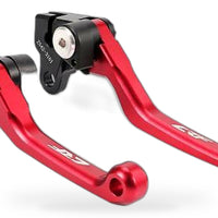 CNC Pivot Brake Clutch Levers Red Suitable for Honda XR250