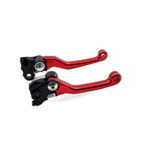 Pair Pivot Brake Clutch Lever Red Suitable for Honda CRF250R