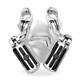 compare product 1-1 4 inch  Motorcycle Highway Foot Pegs Chrome Engine Guard Suitable for Harley Davi