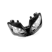 Clear Front Headlight White Lamp Headlamp Assembly For KAWASAKI Ninja 300R 2013 - BD2
