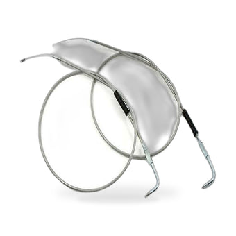 compare product Throttle and Idle Cable Set 56-1/2 Stainless Steel Suitable for Harley-Davidson