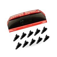 Spoiler Roof Wing Air Vortex Generator Set of 10 Diffuser Shark Fin Kit Suitable