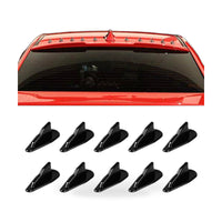 Spoiler Roof Wing Air Vortex Generator Set of 10 Diffuser Shark Fin Kit Suitable