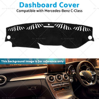 Suitable for Mercedes C-Class W204 6 or 2011-6 or 2014 by Shevron Dashboard Dash Mat