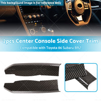 Center Console Carbon Fiber Cover Trim Suitable For Subaru BRZ Toyota 86 13-20