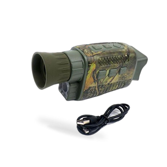 5x IR Night Vision Monocular Zoom Digital HD Telescope With 4K Video Camera Suit