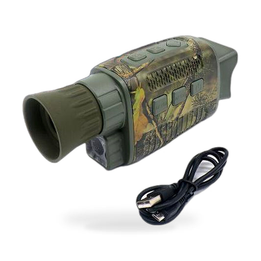 5x IR Night Vision Monocular Zoom Digital HD Telescope With 4K Video Camera Suit