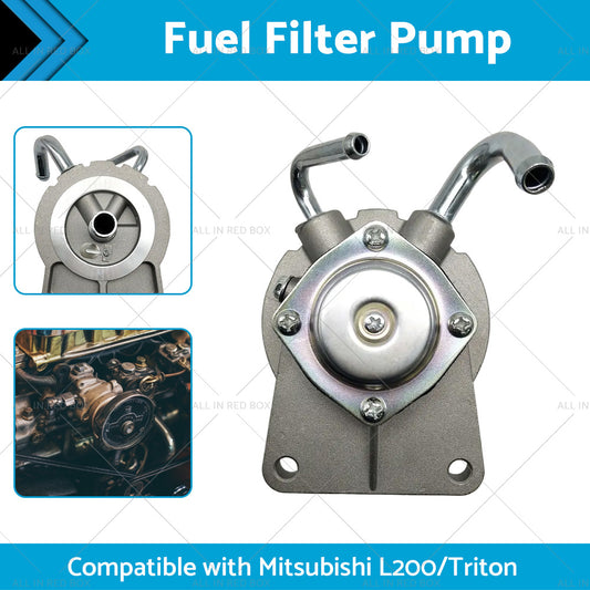 Diesel Fuel Filter Primer Pump Suitable For Mitsubishi Triton ML MN 2.5L 05-15